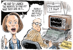 OBAMACARE IT DEPARTMENT by Jeff Koterba