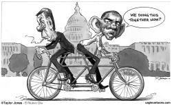 BOEHNER AND OBAMA - MEETING OF MINDS by Taylor Jones