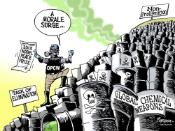 PEACE NOBEL FOR OPCW  by Paresh Nath