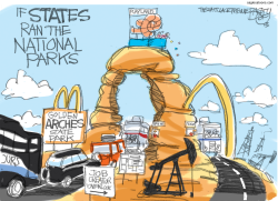 NATIONAL PARK TAKEOVER  by Pat Bagley