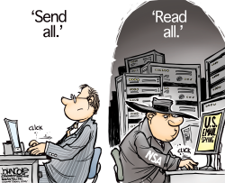 NSA EMAIL SNOOPING  by John Cole