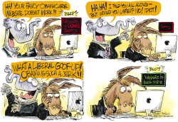 OBAMACARE WEBSITE  by Daryl Cagle