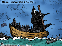 ILLEGAL IMMIGRATION TO EU by Emad Hajjaj