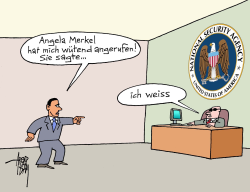 ANGELA MERKEL UND NSA by Arend Van Dam