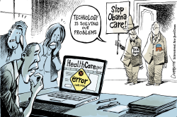 OBAMACARE WEBSITE GLITCHES by Patrick Chappatte