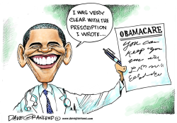 OBAMACARE CLARITY by Dave Granlund