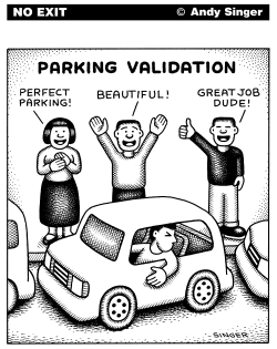 PARKING VALIDATION by Andy Singer