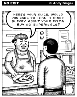 PIZZA BUYING SURVEY by Andy Singer
