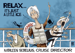 SEBELIUS SAYS TO RELAX,  by Randy Bish