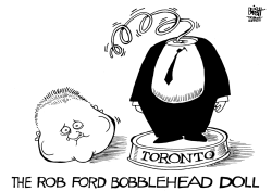 ROB FORD DOLL, B/W by Randy Bish