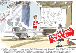 WAR ON THANKSGIVING -  by Pat Bagley