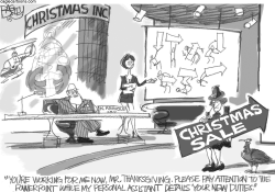 WAR ON THANKSGIVING by Pat Bagley