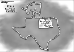 TEXAS CLOTHES HANGER    by Bill Day
