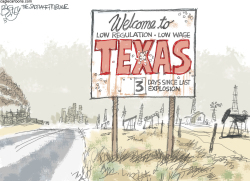 DEREGULATED TEXAS  by Pat Bagley