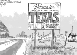 DEREGULATED TEXAS by Pat Bagley