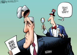 THE KERRY DEAL  by Nate Beeler