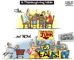 THE THANKSGIVING TABLE  by John Cole
