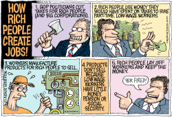 HOW RICH PEOPLE CREATE JOBS  by Monte Wolverton