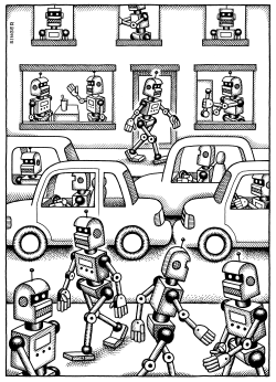 ROBOT WORLD by Andy Singer