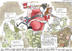 WALKING DEAD CHRISTMAS SPECIAL  by Pat Bagley