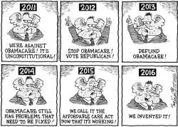OBAMACARE PREDICTION by Bob Englehart