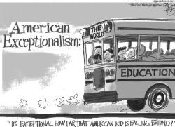 AMERICAN EXCEPTIONALISM by Pat Bagley