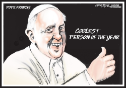 POPE FRANCIS, COOLEST PERSON OF THE YEAR by J.D. Crowe