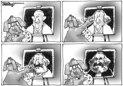 POPE FRANCIS MARX   by Bill Day