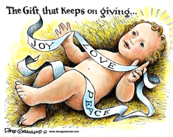 CHRISTMAS GIFT by Dave Granlund
