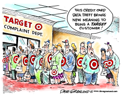TARGET CREDIT DATA THEFT by Dave Granlund