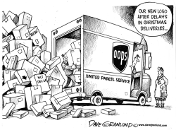 UPS delivery delays by Dave Granlund