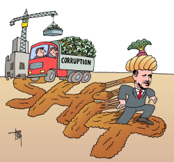 TURKEY CORRUPTION by Arend Van Dam