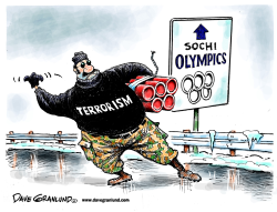 2014 OLYMPICS AND TERRORISTS by Dave Granlund