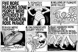 LOCAL-CA OFFENDED BY ROSE PARADE by Wolverton
