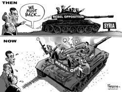 BACKING SYRIAN REBELS by Paresh Nath