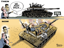 BACKING SYRIAN REBELS  by Paresh Nath