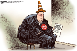 CHRISTIE DUNCE  by Rick McKee