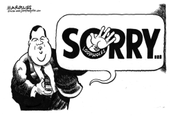 CHRISTIE APOLOGY by Jimmy Margulies