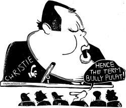 CHRISTIE BULLY PULPIT by Randall Enos