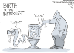 INVENTOR OF THE INTERNET -  by Pat Bagley