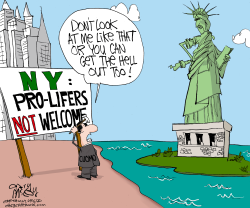CUOMO WANTS PRO-LIFERS OUT  by Gary McCoy