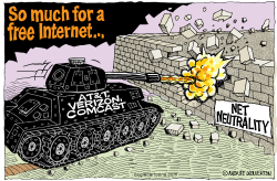 NO MORE NET NEUTRALITY  by Monte Wolverton