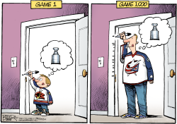 LOCAL OH - BLUE JACKETS MILESTONE  by Nate Beeler