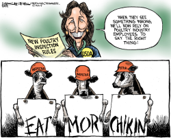EAT MOR CHIKIN by Kevin Siers