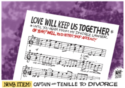 CAPTAIN AND TENILLE DIVORCE,  by Randy Bish