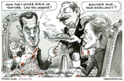 DINNER WITH THE ASSADS  by Taylor Jones