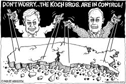 KOCH BROTHERS IN CONTROL by Monte Wolverton