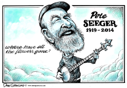 PETE SEEGER TRIBUTE by Dave Granlund