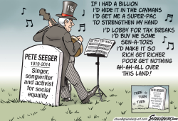 Seeger legacy irony by Steve Greenberg