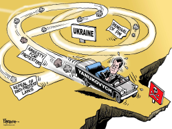 ROAD FOR YANUKOVYCH by Paresh Nath